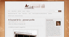 Desktop Screenshot of outbackfamilyhistoryblog.com
